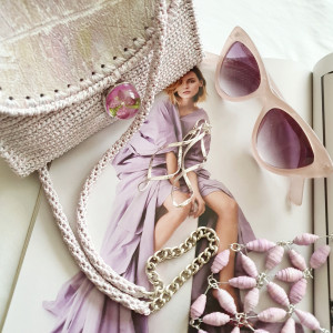 copy of Torebka z naturalnie farbowanej bawełny