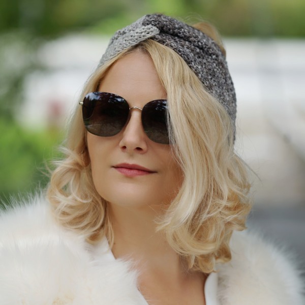 copy of Plant-dyed merino wool headband