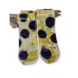 Skarpetki z merynosa farbowane naturalnie roślinami Skarpetki z merynosa farbowane naturalnie roślinami