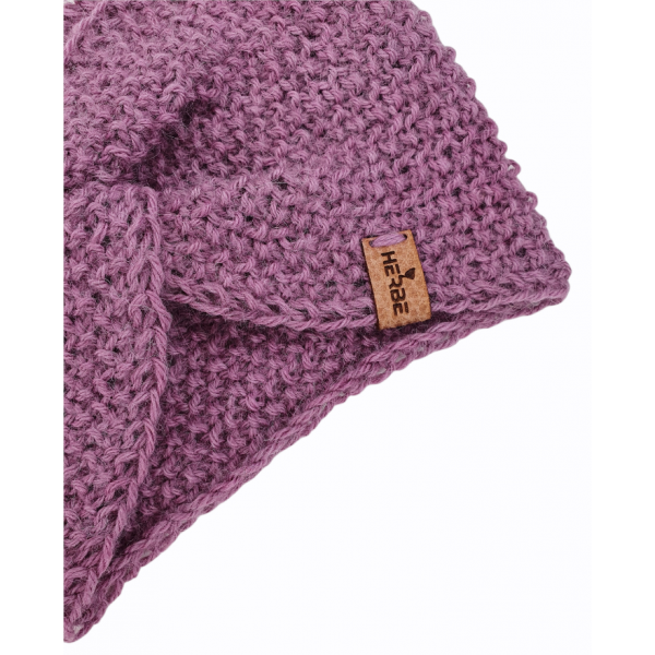 Plant-dyed merino wool headband