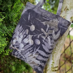 Torba na zakupy z motywem roślinnym