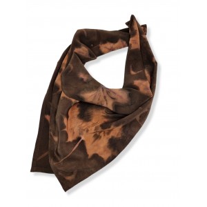 Apaszka jedwabna chustka farbowana naturalnie Apaszka jedwabna chustka farbowana naturalnie