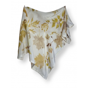 copy of Duży, jedwabny szal pareo farbowany roślinami