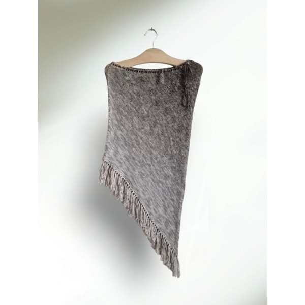 Asymetryczna spódnica z bawełny farbowanej roślinami